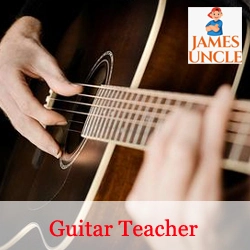 Guitar teacher Mr. Rajdip Chetri in Jalpaiguri